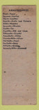 Matchbook Cover - Mary's Altoona PA WEAR