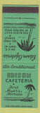 Matchbook Cover - Edison Cafeteria Fort Myers FL