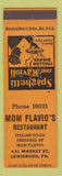 Matchbook Cover - Mom Flavio's Italian Restaurant Lewisburg PA