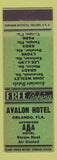 Matchbook Cover - Avalon Hotel Orlando FL