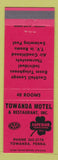 Matchbook Cover - Towanda Motel PA