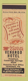Matchbook Cover - Venango Hotel PA rooster