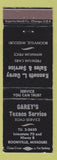 Matchbook Cover - Carey's Texaco oil gas Boonville MO