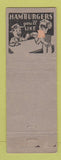 Matchbook Cover - Nara's Luncheonette Pittsburgh PA WEAR