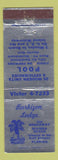 Matchbook Cover - Barbizon Lodge Gulf Riviera Beach FL