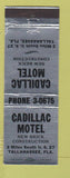 Matchbook Cover - Cadillac Motel Tallahassee FL