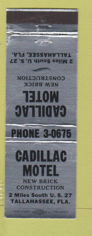 Matchbook Cover - Cadillac Motel Tallahassee FL