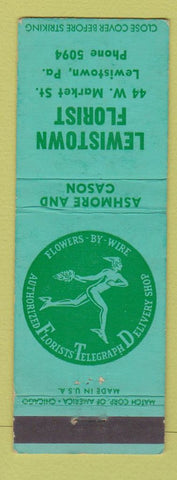 Matchbook Cover - Lewistown Floral FTD Flowers Lewistown PA