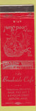 Matchbook Cover - Brookside Cafe Ludlow MA