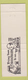 Matchbook Cover - Parkside Hotel Hershey PA pizza