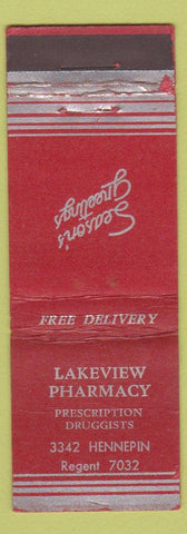 Matchbook Cover - Lakeview Drug Minneapolis? Christmas WEAR