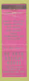 Matchbook Cover - De Soto Holiday House Bradford PA WEAR
