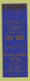 Matchbook Cover - Stone Lodge Motel Mechanicsburg PA