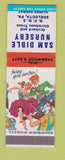 Matchbook Cover - Sam Dible Nursery Shelocta PA hillbilly