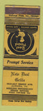 Matchbook Cover - New Deal Grille Altoona PA WORN