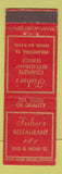 Matchbook Cover - Fisher's Restaurant Philadelphia PA