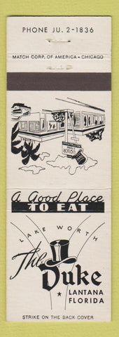 Matchbook Cover - The Duke lantana FL