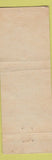 Matchbook Cover - Tropics Hotel Miami Beach FL WEAR