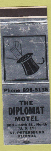 Matchbook Cover - Diplomat Motel St Petersburg FL