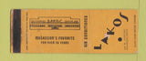 Matchbook Cover - Lakos Restaurant Muskegon MI