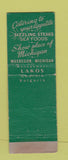 Matchbook Cover - Lakos Restaurant Muskegon MI
