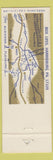 Matchbook Cover - Holiday Motor Hotels Harrisburg PA full length