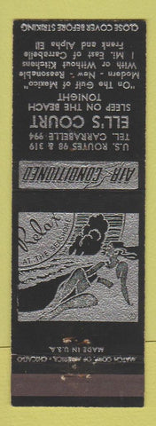 Matchbook Cover - Ell's Court Carrebelle FL girlie