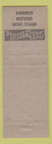 Matchbook Cover - Myer's Fountain Variety Williams CA girlie
