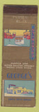 Matchbook Cover - George's Restaurant deco