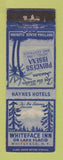 Matchbook Cover - Princess Issena Whiteface Inn Lake Plcid NY Daytona Beach FL