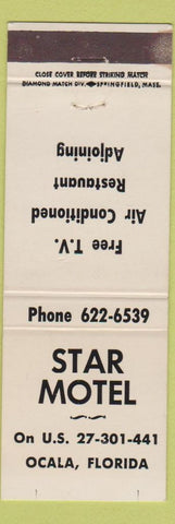 Matchbook Cover - Star Motel Ocala FL