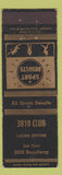 Matchbook Cover - 3180 Club  Chicago IL Horse