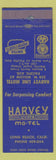 Matchbook Cover - Harvey Line Motel Long Beach CA