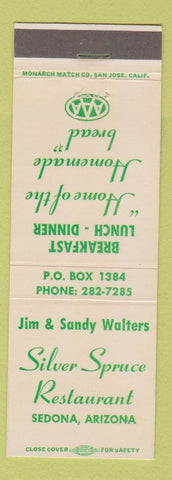 Matchbook Cover - Silver Spruce Restaurant Sedona AZ