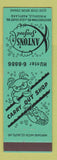 Matchbook Cover - Anton's Seafood Pikesville MD crab lobster