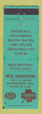 Matchbook Cover - Motel Murfreesboro TN
