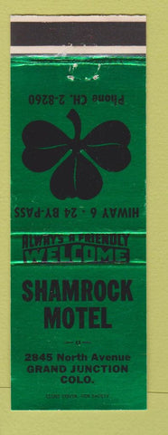 Matchbook Cover - Shamrock Motel Grand Junction Colorado