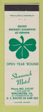Matchbook Cover - Shamrock Motel Winchester VA