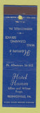 Matchbook Cover - Hotel Hamm Breinigsville PA