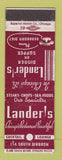 Matchbook Cover - Lander's Restaurant Chicago IL