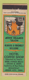 Matchbook Cover - Hotel Coffee Shop Lenoir City TN