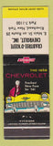 Matchbook Cover - 1956 Chevrolet Crabtree O'Keefe Riverhead NY Girlie