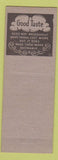 Matchbook Cover - Evergreen Inn Lebanon PA girlie
