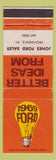 Matchbook Cover - 1969 Ford Jones Providence KY