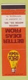 Matchbook Cover - 1969 Ford Huston Huntingdon PA
