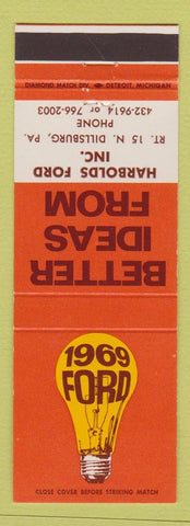 Matchbook Cover - 1969 Ford Harbolds Dillsburg PA