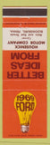 Matchbook Cover - 1969 Ford Housenick Bloomsburg PA