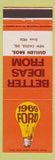 Matchbook Cover - 1969 Ford Quillen Bros New Castle DE