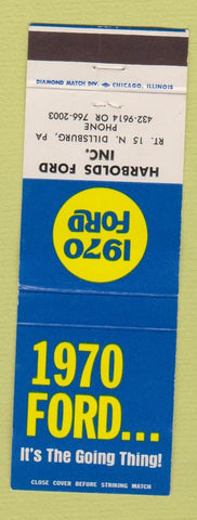 Matchbook Cover - 1970 Ford Harbolds Dillsburg PA