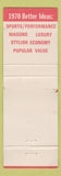 Matchbook Cover - 1970 Ford Harbolds Dillsburg PA